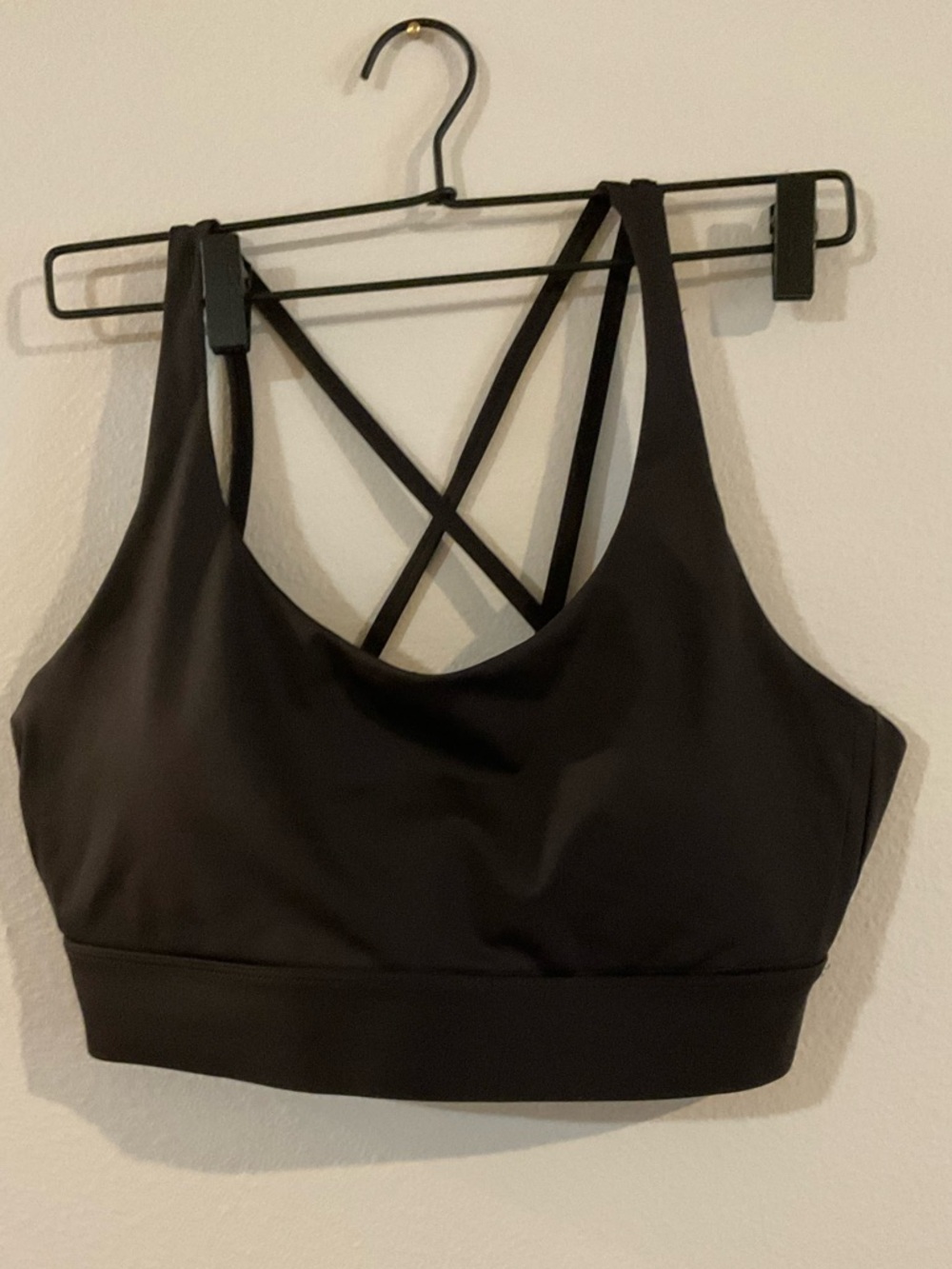Balance Athletica Black Crisscross Sports Bra- Vitality